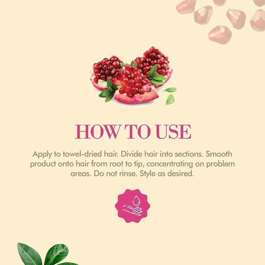 Mielle Organics Curl Smoothie with Pomegranate and Honey, Moisturizing Curl Cream 3