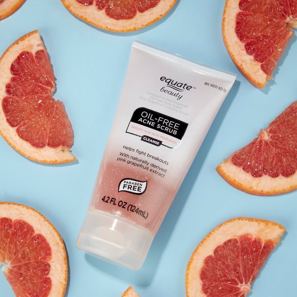 Equate Beauty Pink Grapefruit Foaming Acne Scrub/124ML 2