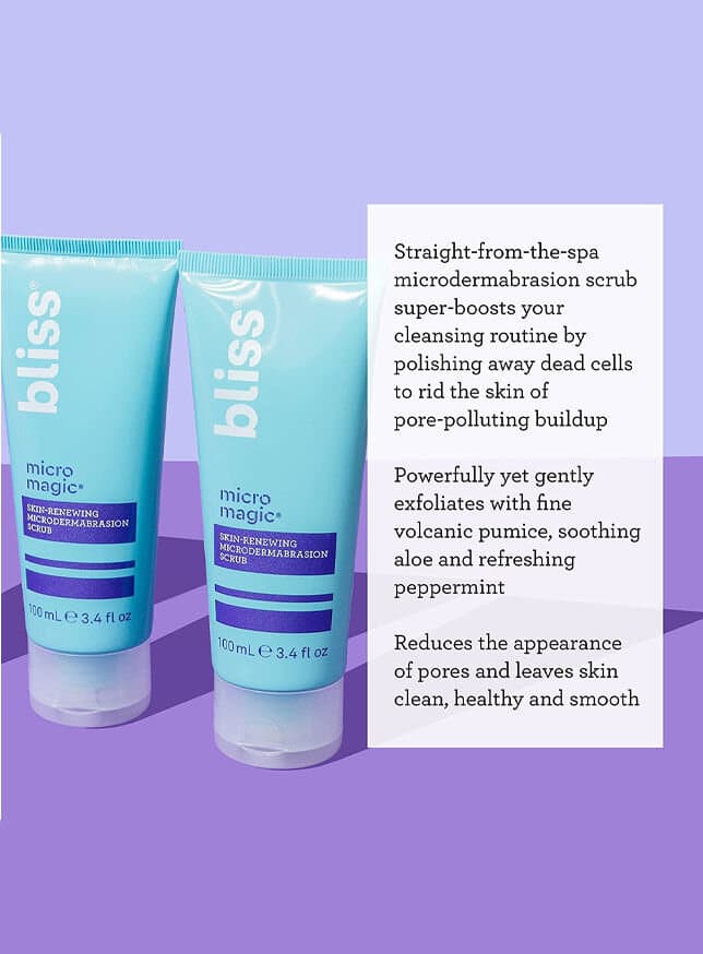 bliss Micro Magic | Skin-renewing Microdermabrasion Scrub 2
