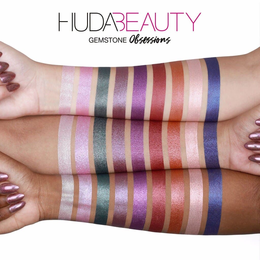 HUDA BEAUTY Gemstone obsessions eyeshadow palette NEW 3