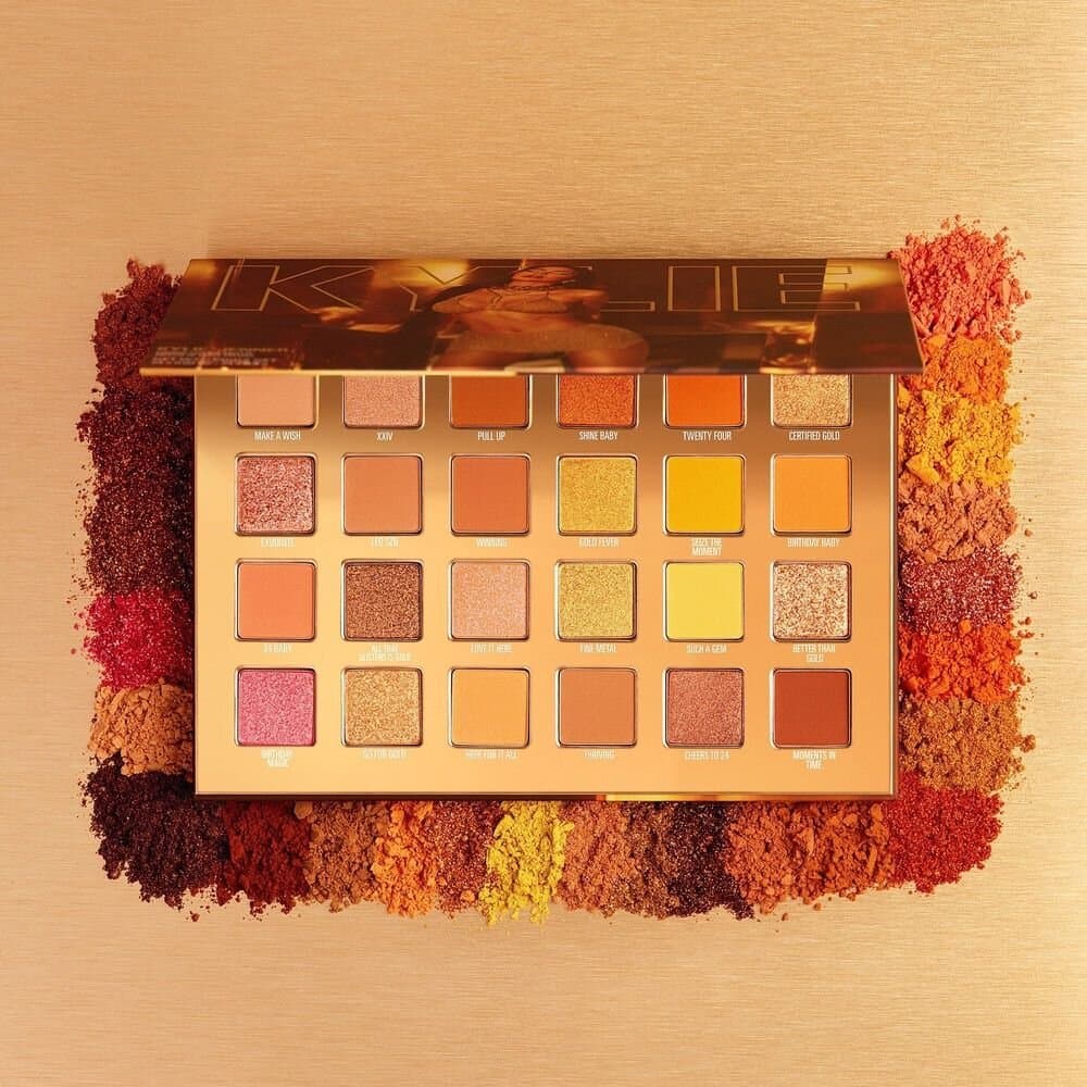 KYLIE JENNER Cosmetics 24K BIRTHDAY Collection EYESHADOW PALETTE Powder MATTE 3
