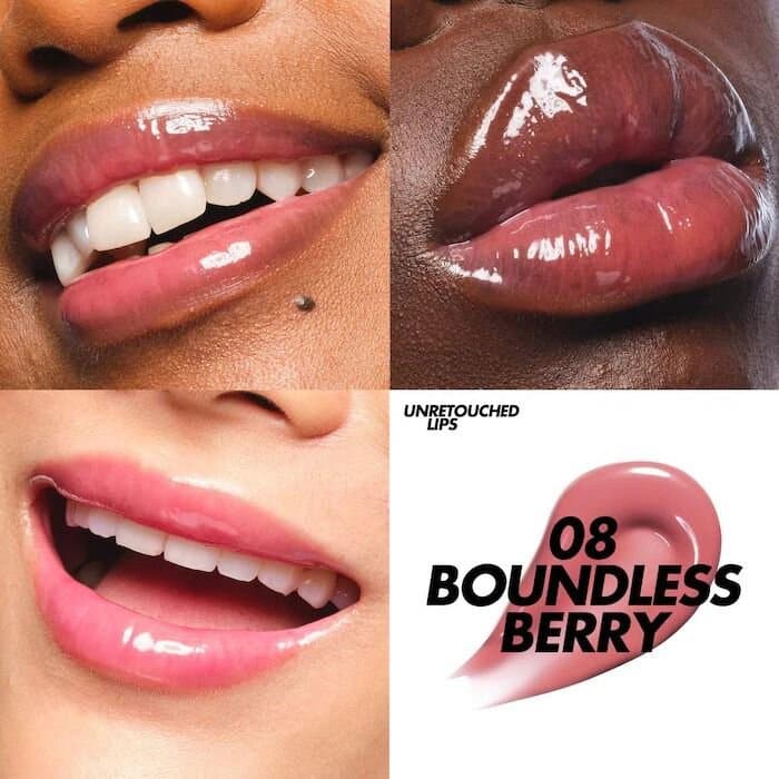MAKE UP FOR EVER  Super Boost Moisturizing & Plumping Lip Gloss/ 08 Boundless Berry - berry pink 3