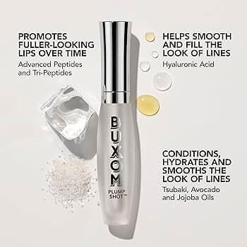 Buxom Plump Shot Peptide-Infused Lip Serum, Lip Plumping Gloss 2