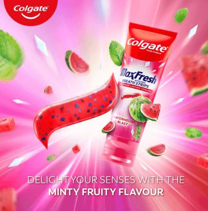 Colgate Max Fresh Watermelon Blast Toothpaste/136G 2