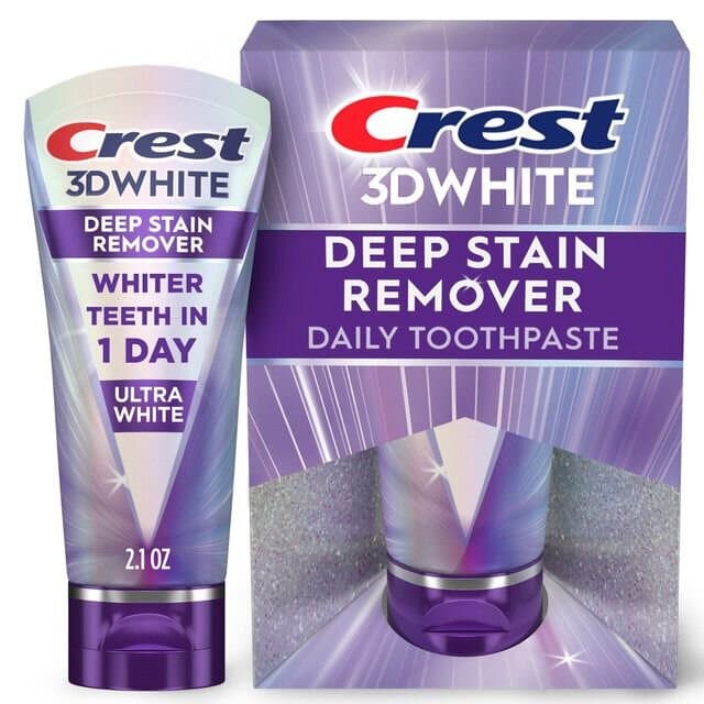Crest 3DWhite Brilliance Deep Stain Remover Ultra White Toothpaste/59g 2
