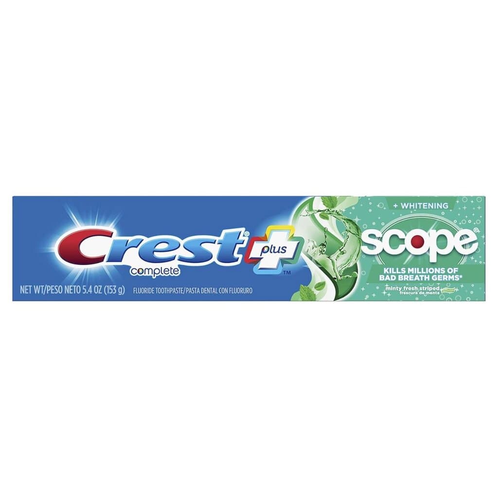 Crest + Scope Complete Whitening Toothpaste Minty Fresh 153G