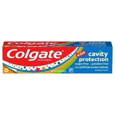 Colgate Kids' Cavity Protection Fluroide Toothpaste - Bubble Fruit  130g