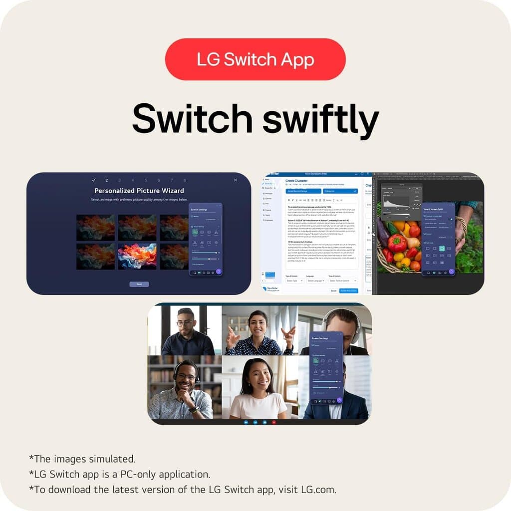 LG Monitor 34 34U511A-B INCH FHD UltraWide IPS FHD 100HTZ 4