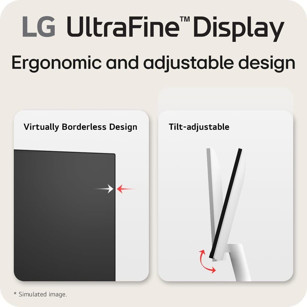 LG Monitor 27US500-W :  60 Hz - 27 INCH - 4K - IPS 4