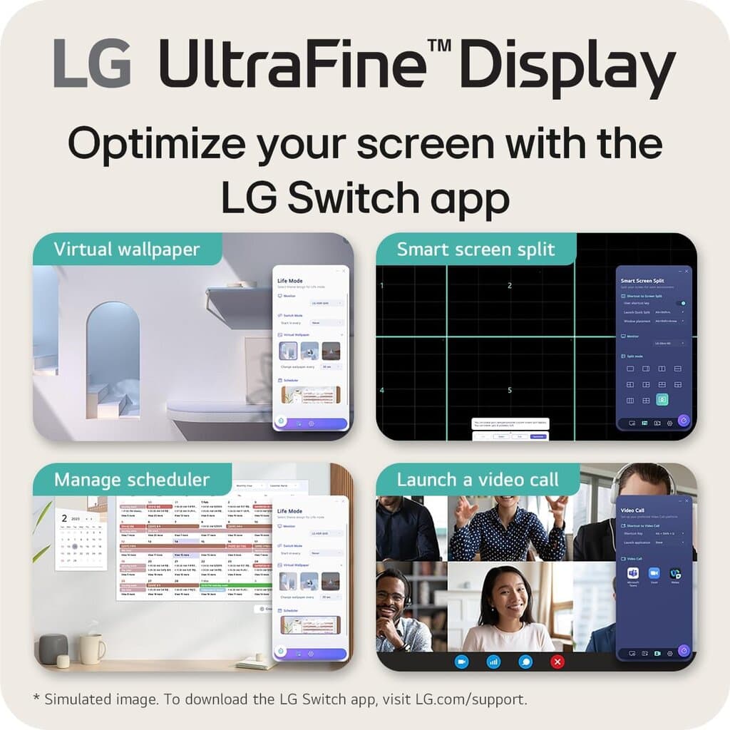 LG Monitor 27US500-W :  60 Hz - 27 INCH - 4K - IPS 5