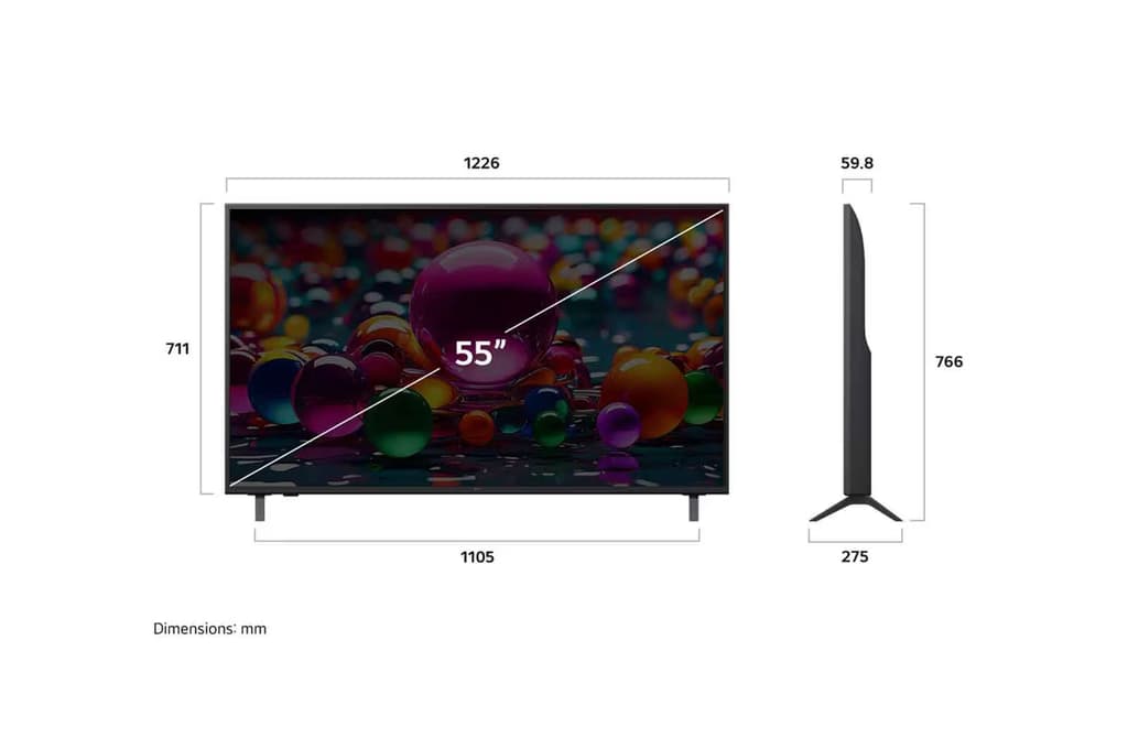LG 55" 4K UHD TV – 55UA85006L 4