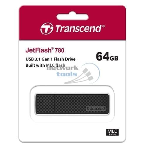 Transcend 64GB JF780 USB Flash Drive, USB3.1 Gen1, Classic Checkerboard Design, Pendrive, MLC - TS64 2