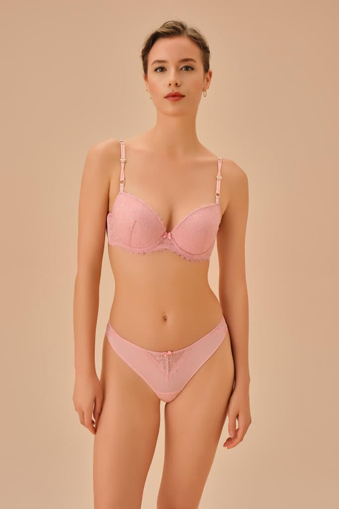 Suwen Pink Sapphire Brazilian String Panty - S 2