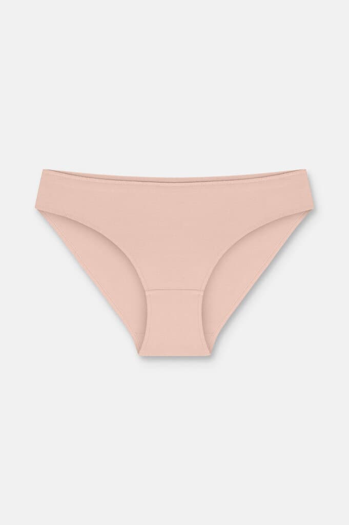 Suwen Nude / Brown / Pink 3 P Basic Coton Slip Multipack Panties - S 2