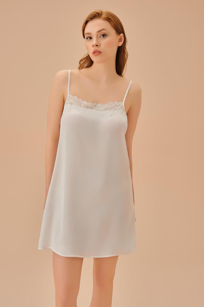 Suwen Ecru Sapphire Nightie Nightie - XXL 2