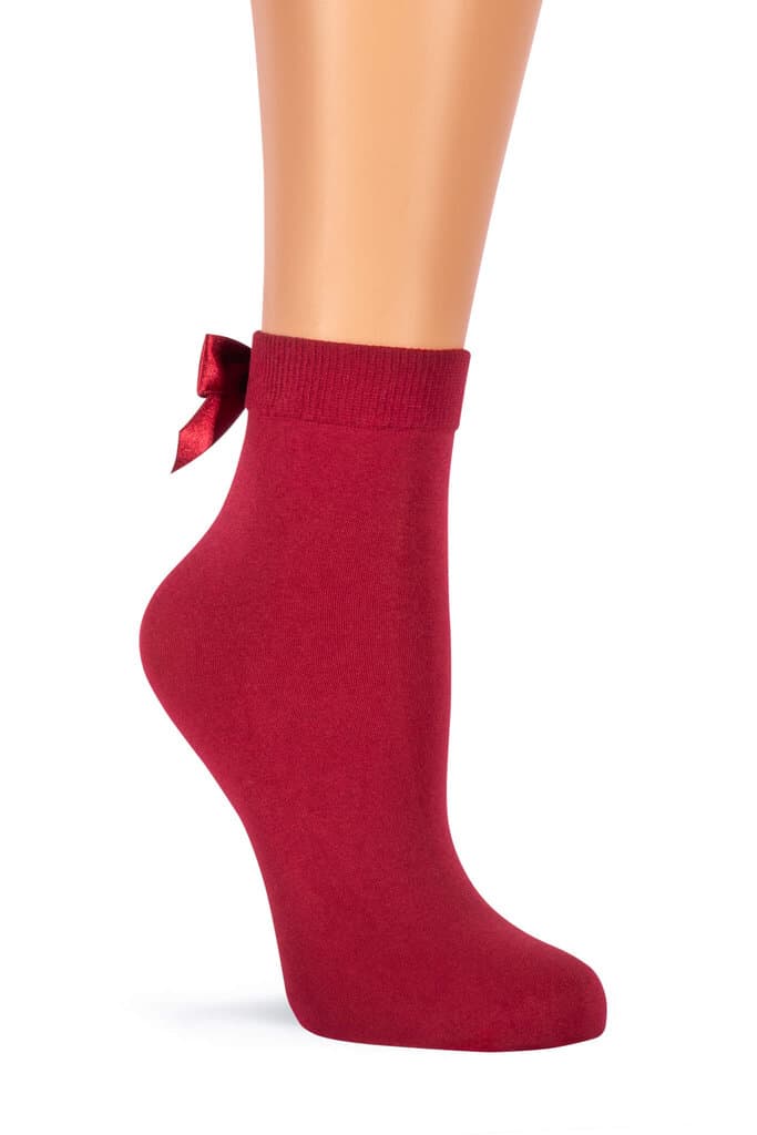 Suwen Wine Chic Socket Socks - STD