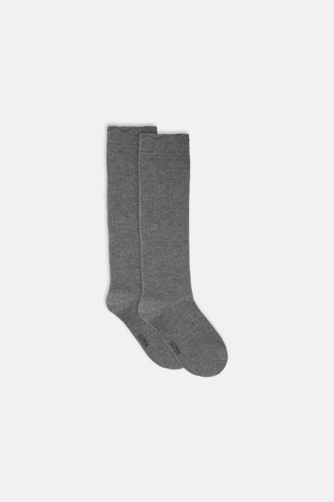Suwen Gray Back to School Socket Socks - STD