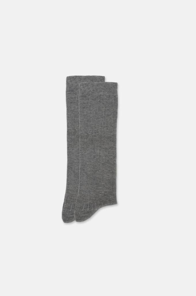 Suwen Gray Back to School Socket Socks - STD 2