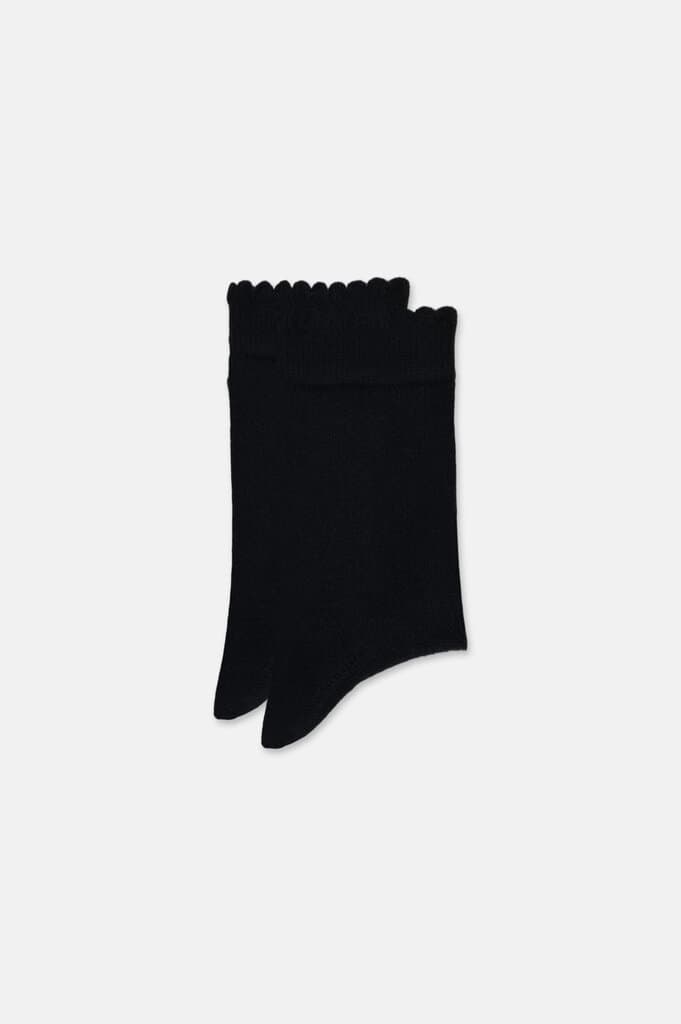Suwen Black Basic Midi Socket Socks - STD 2