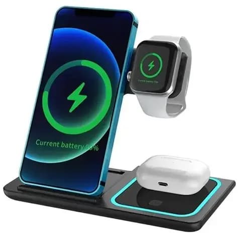Remax 3-in-1 Foldable Wireless Charger (22W) - RP-W60