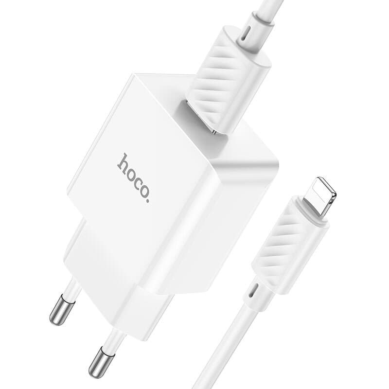 HOCO Single Port Charger Set (Lightning, EU) - C106A