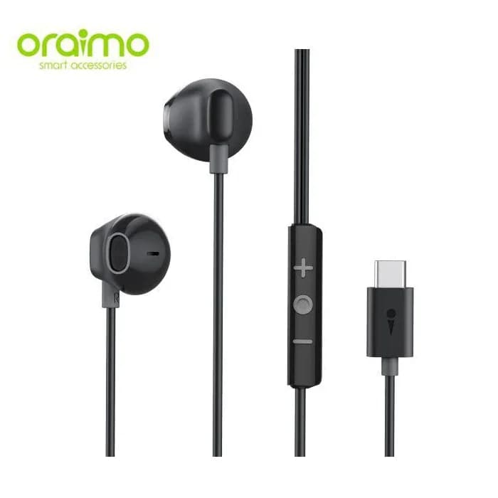 Oraimo Halo C Wired Earphones (Type-C, 1.2m)