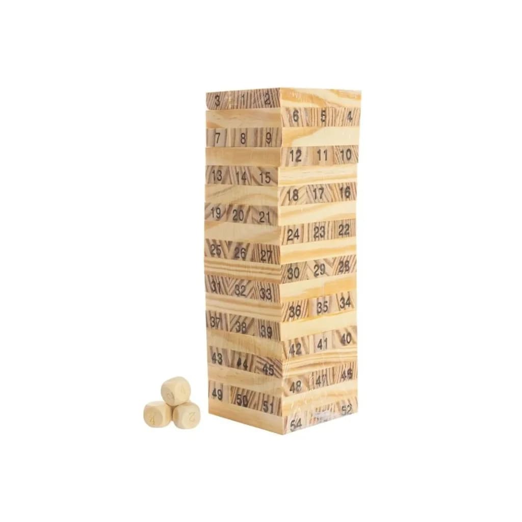 Tower game with dice
