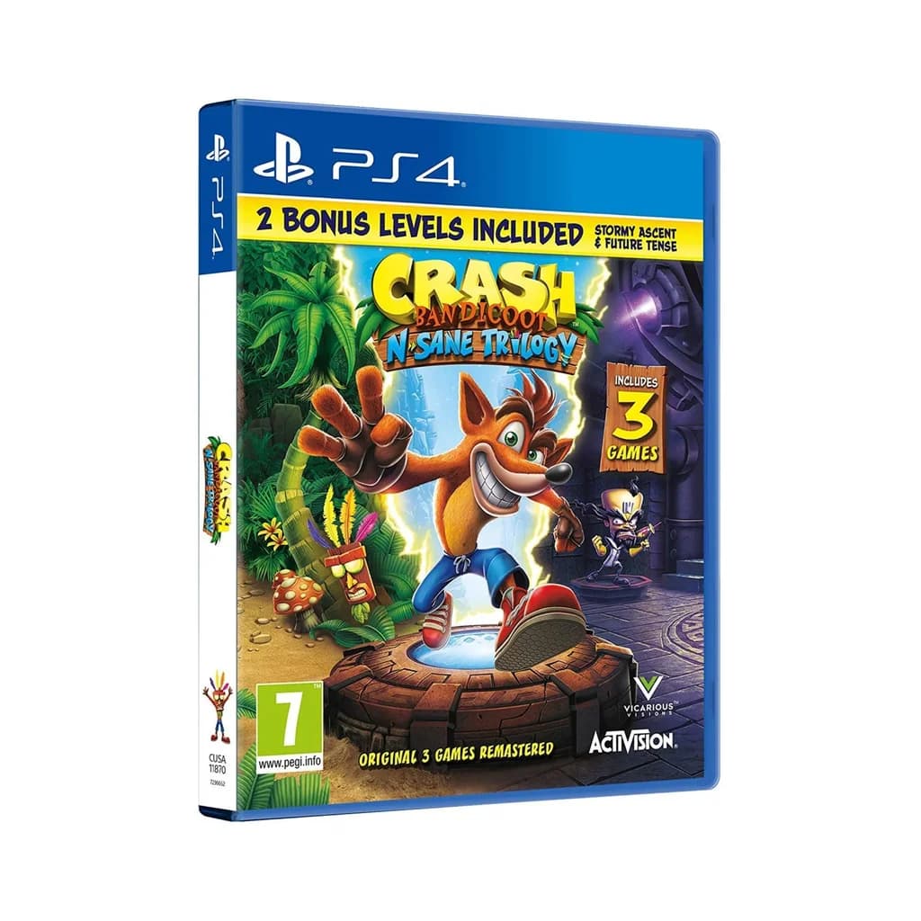 Crash Bandicoot N.Sane Trilogy + 2 Livelli Bonus - PS4 Game