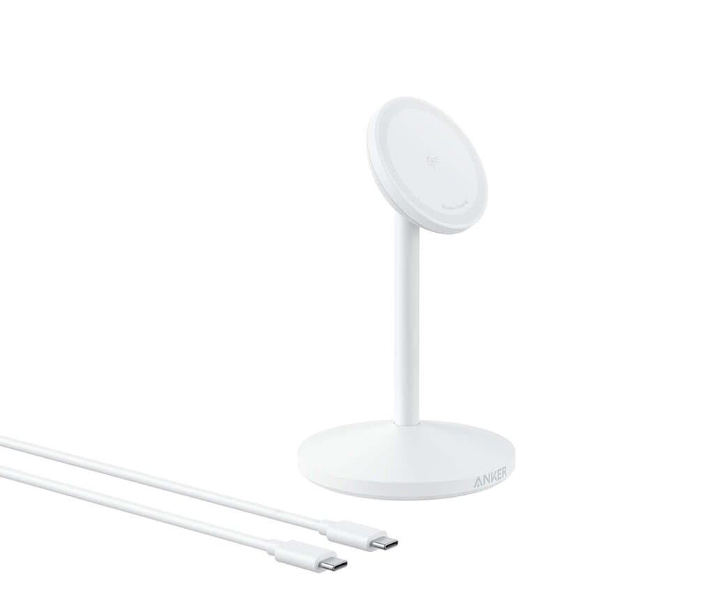 Anker MagGo Wireless Charger - 15W Qi2 - White (A25X1H21) 1