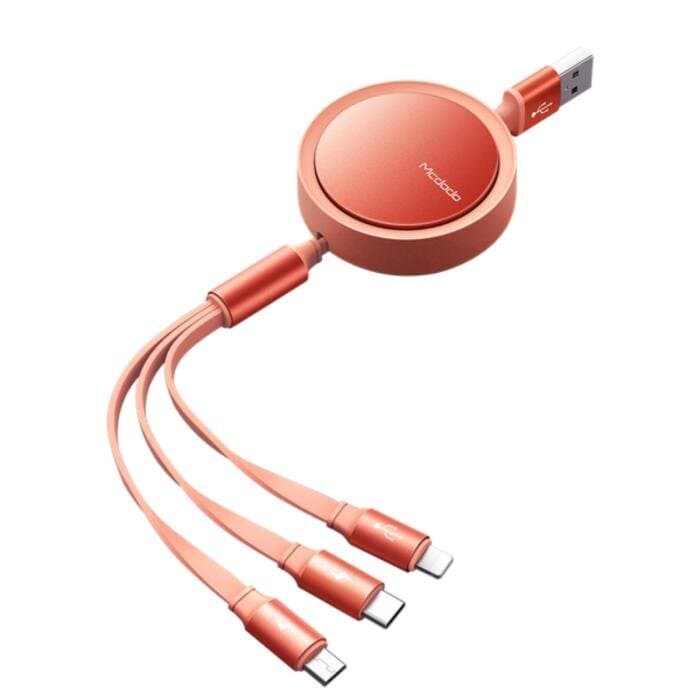 McDodo USB-A to USB-C + Lightning + Micro USB Cable - CA-7252