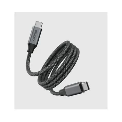 Oraimo Cable OCD-710CC - USB-C to USB-C, 66W, 1m - Black (OCD-710CC)