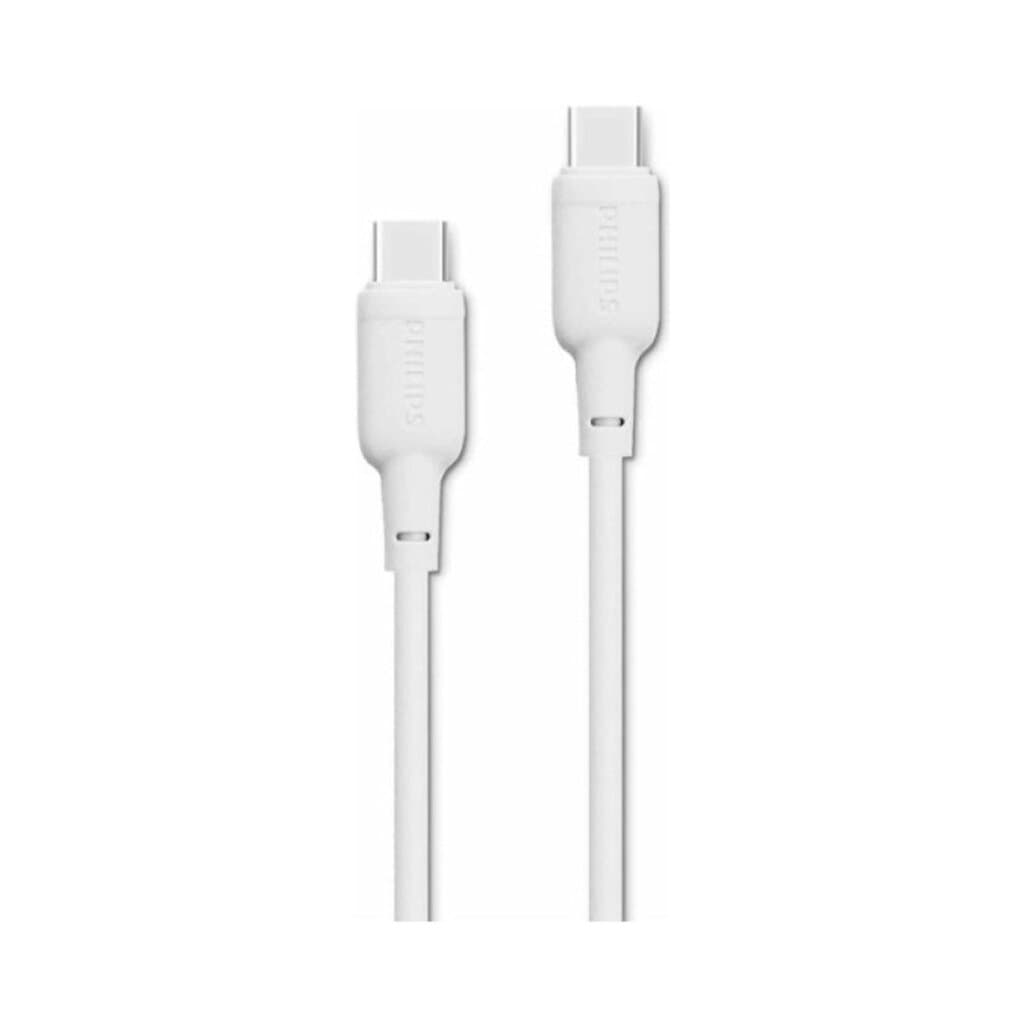 Philips Fast Charging Cable - USB-C to USB-C - White (DLC6541CW/00)
