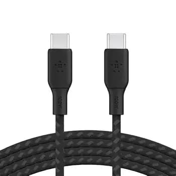 كيبل بلكن بوست تشارج - USB-C إلى USB-C، 1م - أسود (CAB003bt1MBK)