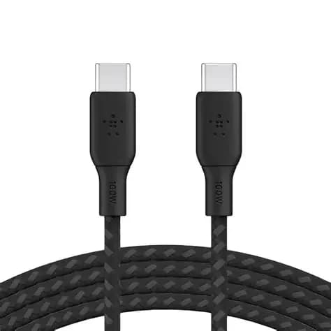 Belkin BoostCharge Cable - USB-C to USB-C, 1m - Black (CAB003bt1MBK)