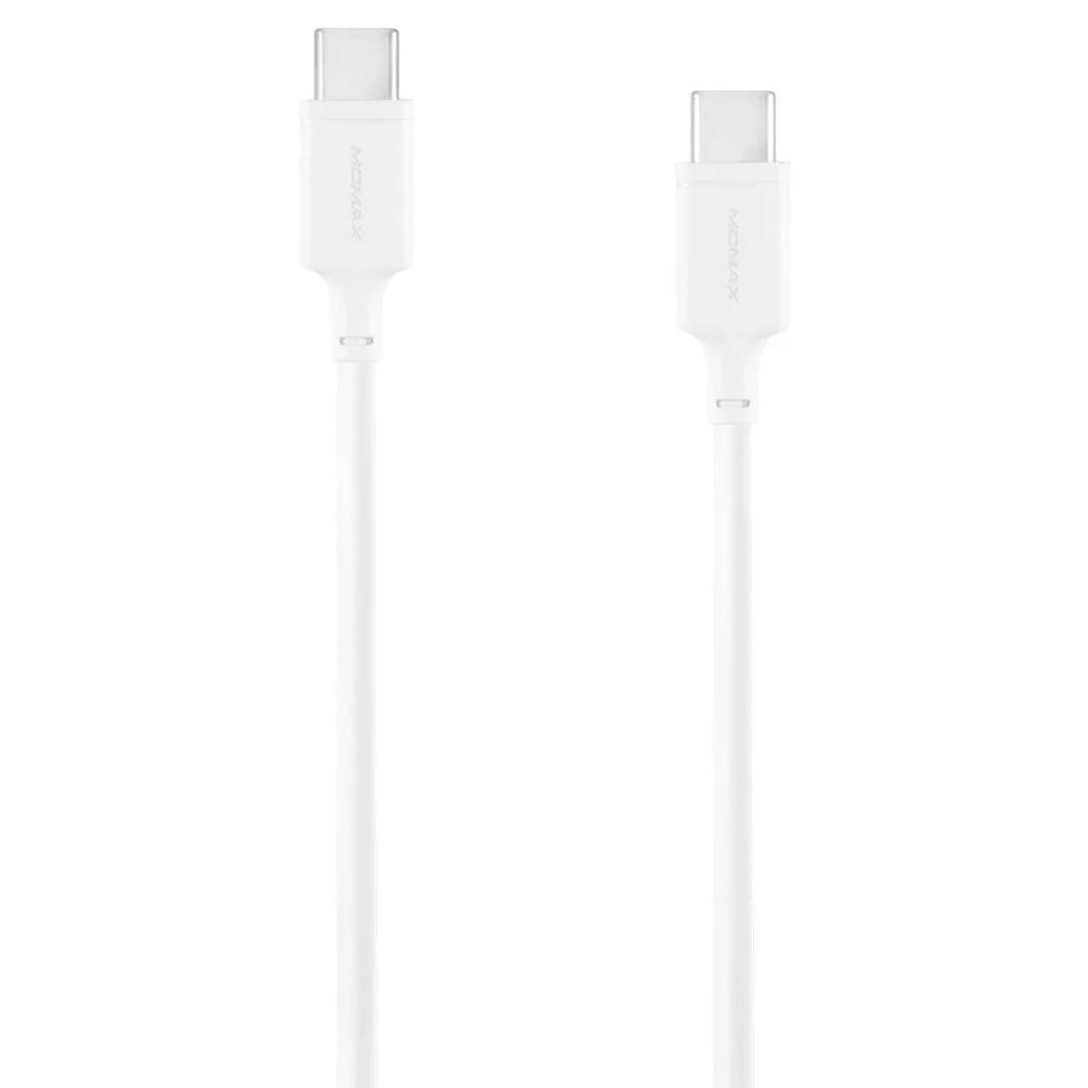 MOMAX Cable - USB-C to USB-C, 1m - White (DC16W)