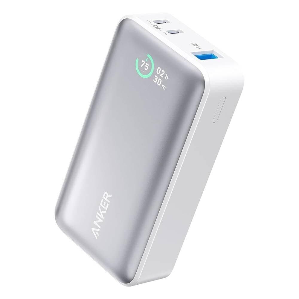 Anker 533 Power Bank - 10K mAh, 30W - White (A1256H21)