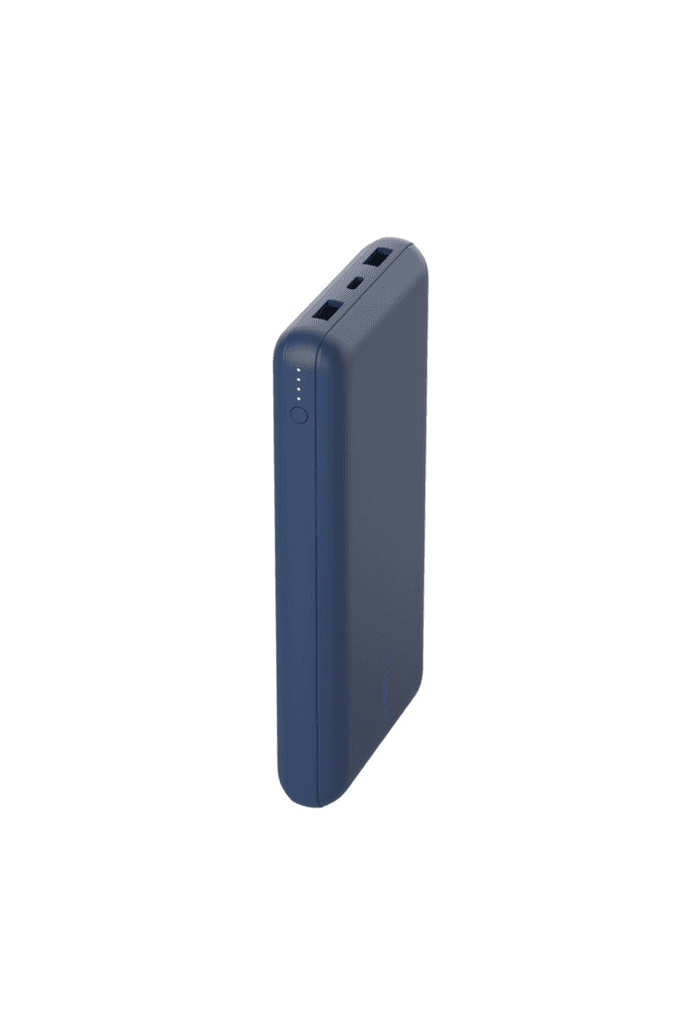 Belkin BoostCharge 3-Port Power Bank - 20K mAh, 15W USB-C, Dual USB-A, w/ Cable - Blue (BPB012btBL)