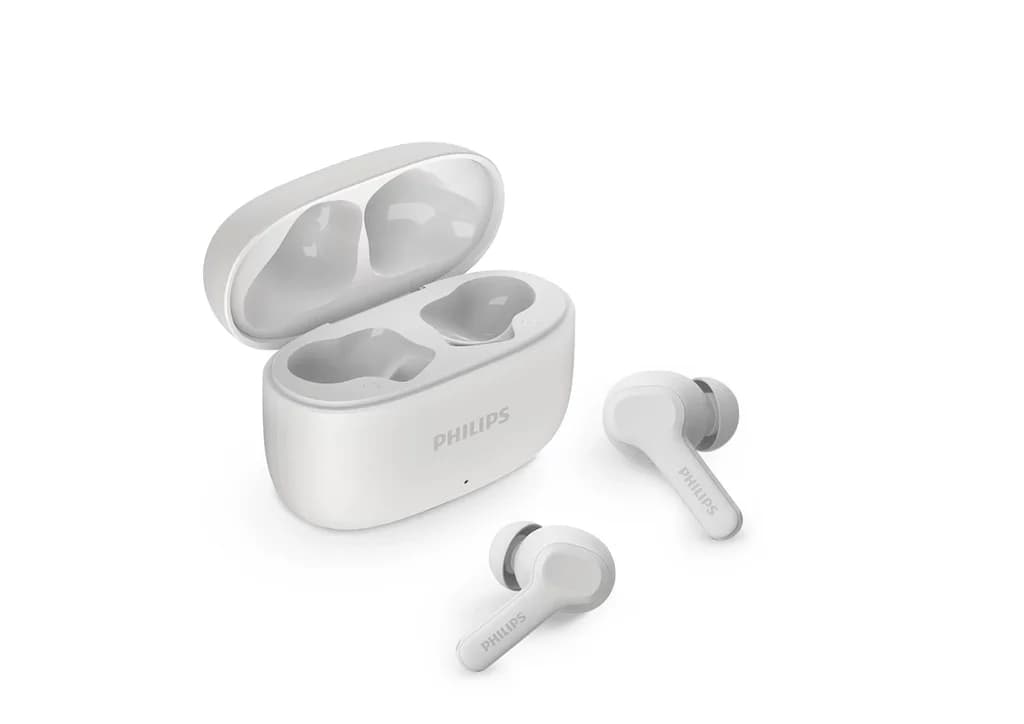Philips 1000 Series True Wireless Earbuds - White (TAT1109WT/97)