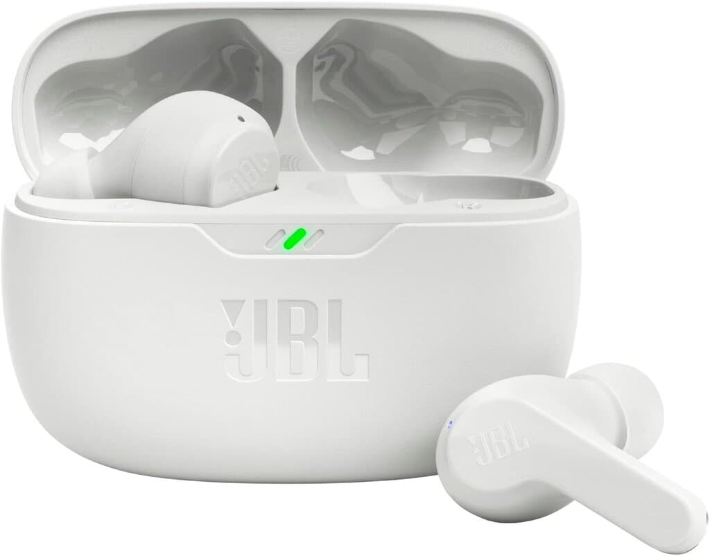 JBL Wave Beam Earbuds - White