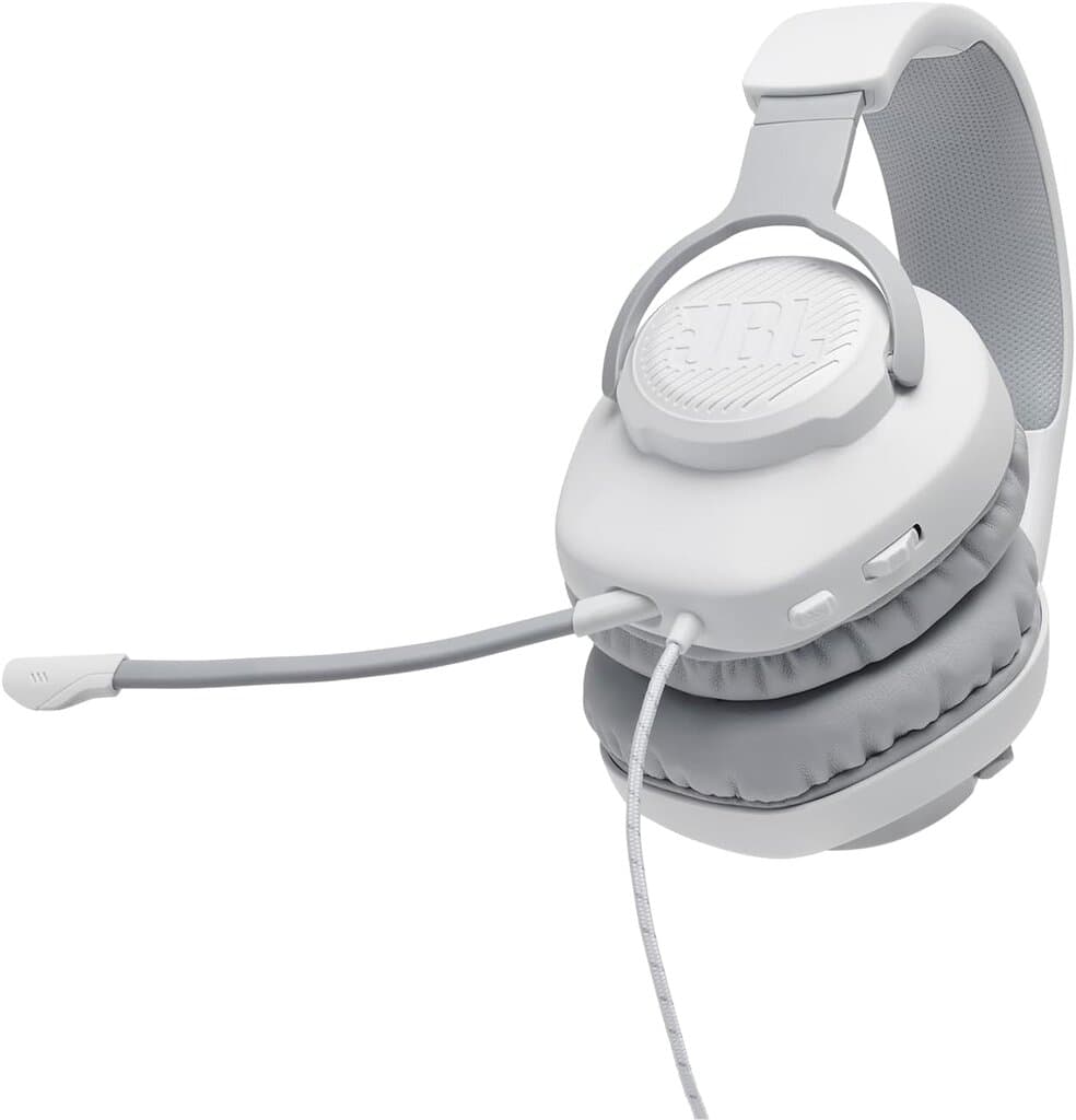 JBL Quantum 100 Headphone - White 4