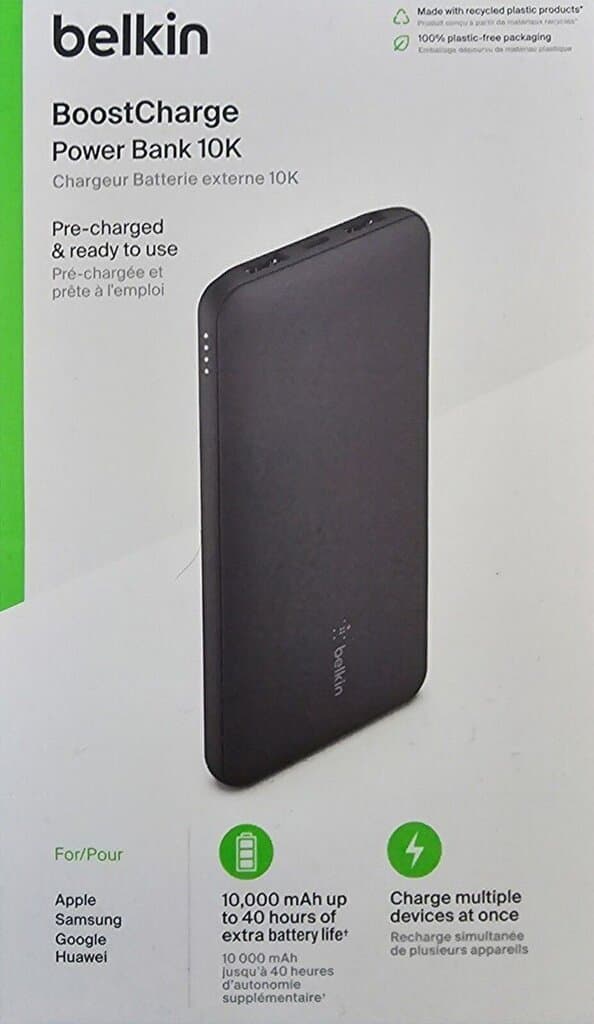 Belkin 10,000mAh 3-Port Power Bank