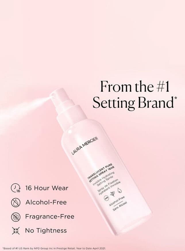 LAURA MERCIER Translucent Pure Setting Spray 16HR 2