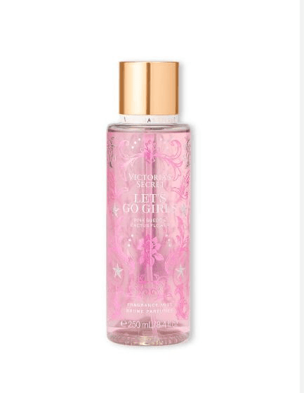 VICTORIA SECRET LET'S GO GIRLS FRAGRANCE BODY MIST SPRAY SPLASH/250ML