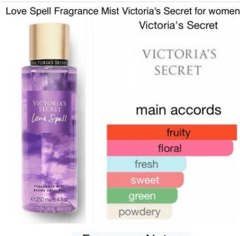 Victoria Secret  Ladies Love Spell Mist BODY MIST/250ML 2