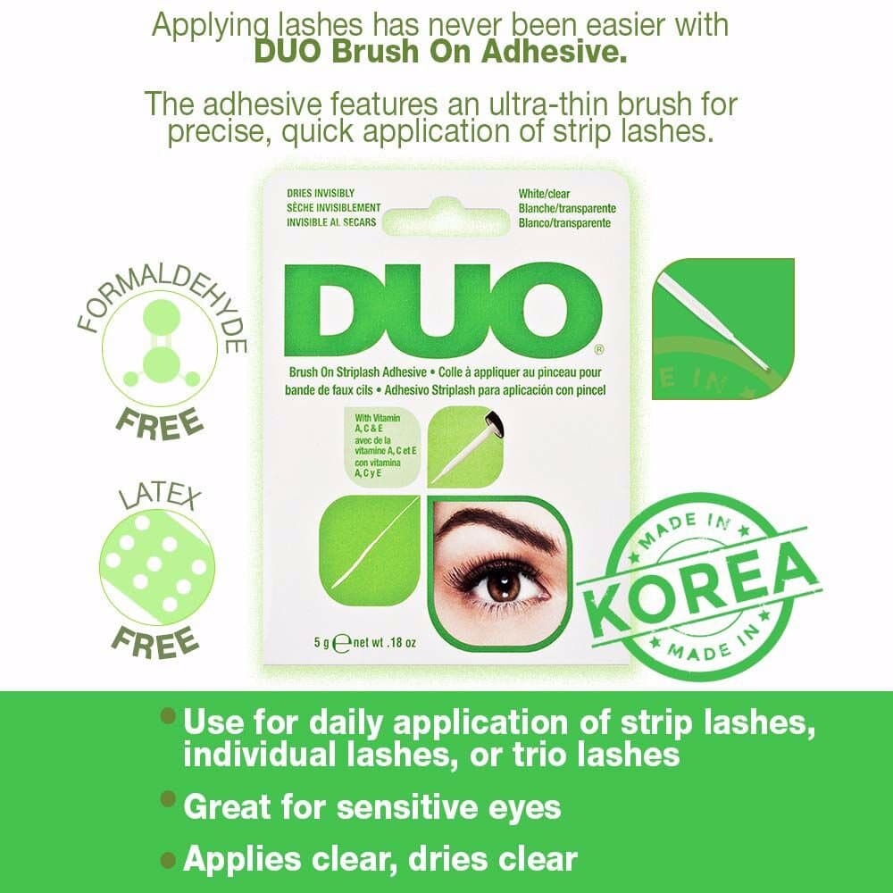 DUO  Brush-On Lash Adhesive with Vitamins A, C & E 2