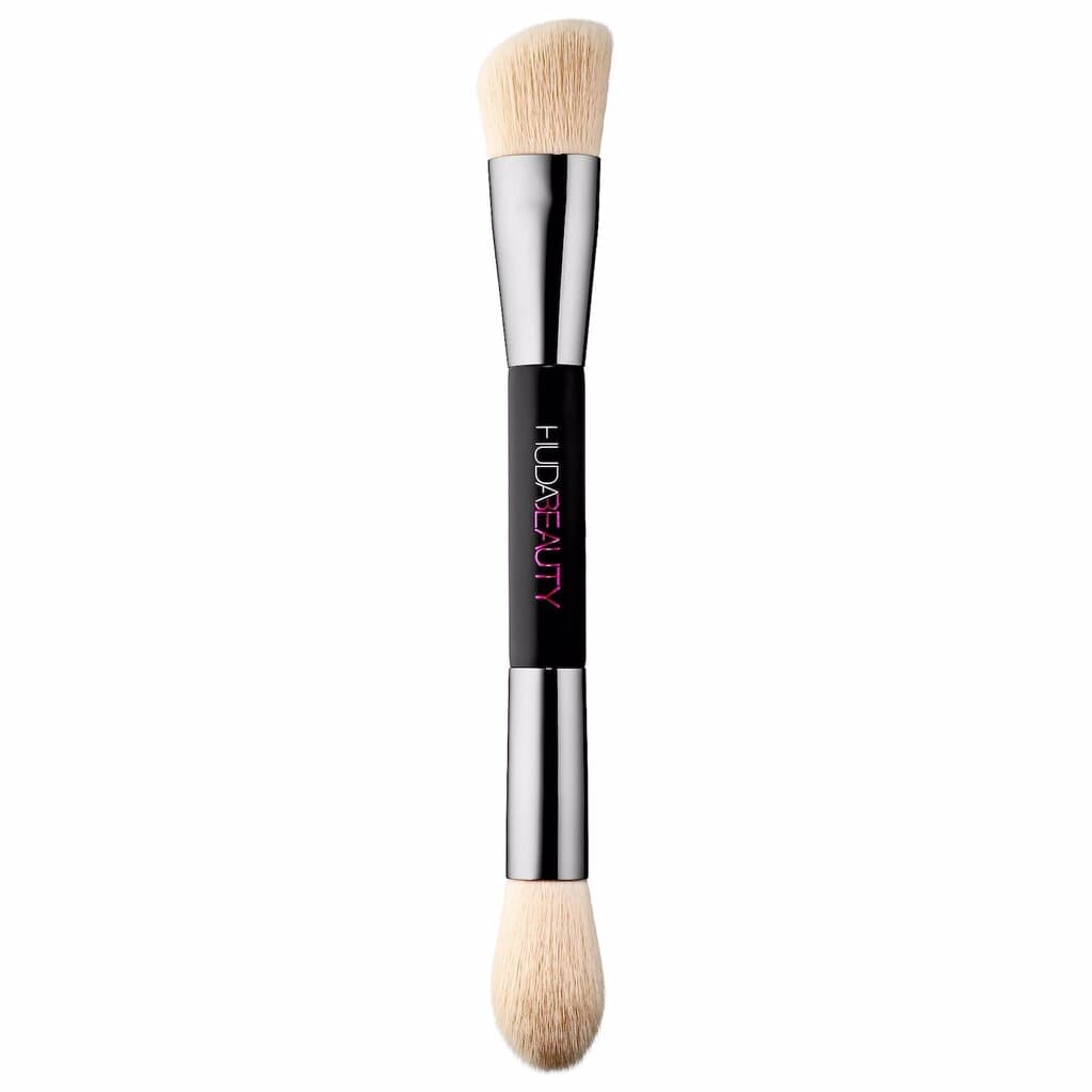 HUDA BEAUTY Bake & Blend Dual-Ended Setting Complexion Brush