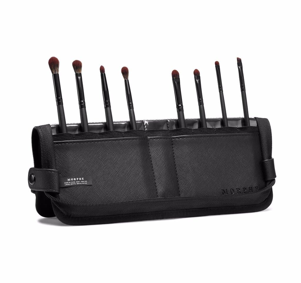 MUA PORTFOLIO 8-PIECE EYE BRUSH SET + CASE 3