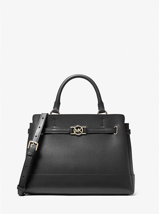 Michael Kors Reed Large Pebbled Leather Satchel