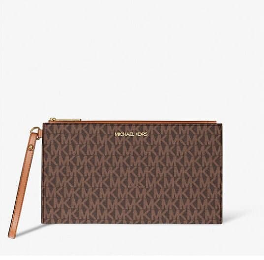 Michael Kors Bolso de pulsera Jet Set grande con logotipo exclusivo