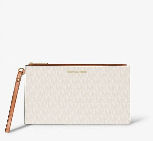 Michael Kors Bolso de pulsera Jet Set grande con logotipo exclusivo